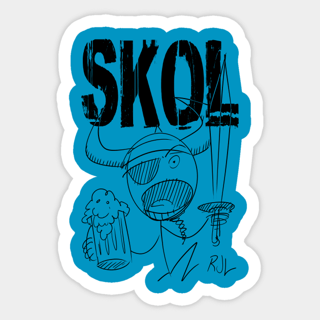 Viking Stick Sticker by Rick714